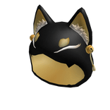 Oversized Black Neko Hood