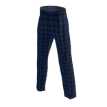 Oversized Blue Flannel Pants