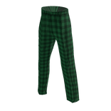 Oversized Green Flannel Pants