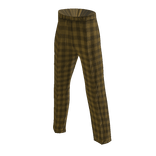 Oversized Yellow Flannel Pants