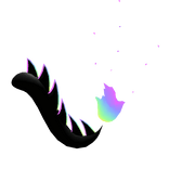 Pacsun Iridescent Flame Tail