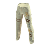 Pacsun Jeans - Pastel Yellow Cream