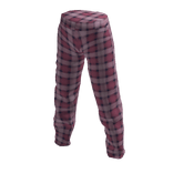 Pajama Dark Pink Plaid Pants