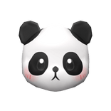 Panda Bear Cub Mask 