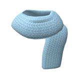 Pastel Blue Knit Scarf (3.0)