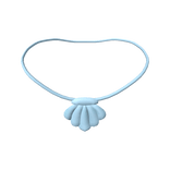 Pastel Blue Seashell Necklace (1.0)