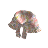 Pastel Flowers Tied Lace Shawl