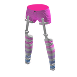 Pastel Goth Shorts Cotton Candy