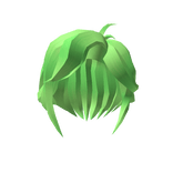 Pastel Green Messy Bob