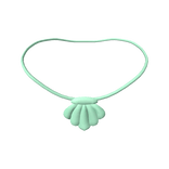 Pastel Green Seashell Necklace (1.0)