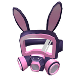 Pastel Pink Bunny Gas Mask