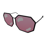 Pastel Pink Octagon Glasses