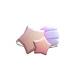 Pastel Shooting Star Hair Clip 
