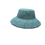 Patterned Hat - Blue Swirl