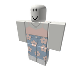 peach butterfly flower set jean soft vintage sodti