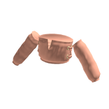 Peach Sleeve Tube Top with Golden Tie Rings