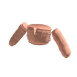 Peach Sleeve Tube Top with Silver Tie Rings