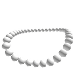 Pearled Necklace (White)