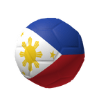 Philippines Flag Globe Soccer Ball Helmet Country