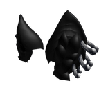 Pierced Furry Ears Black