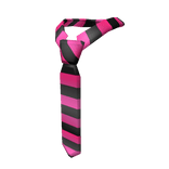 Pink & Black Striped Tie (3.0)