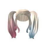 Pink and blue gamer Hairstyle