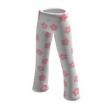 Pink and White Flower Bellbottoms