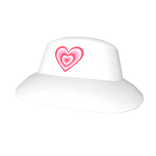 Pink & White Heart Wave Hat