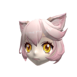 Pink Anime & Kitty Ears Mask