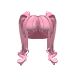 Pink Anime Princess Ponytails