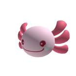 Pink Axolotl Head