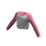 Pink Baseball Crop Top