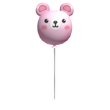 Pink Bear Balloon Friend