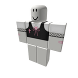 pink black goth uniform shirt