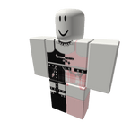 Pink black strawberry outfit