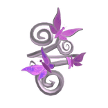 Pink Butterfly Armband