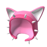 Pink Cat Spike Hood