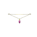 Pink Christmas Light Necklace