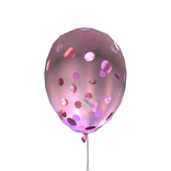 Pink Confetti Balloon
