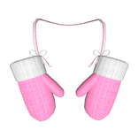 Pink Cute Winter Mittens