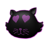 Pink Cyber Kitty Mask