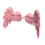 Pink Descended Wings