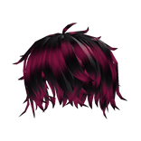 Pink Emo Messy Raccoon Hair