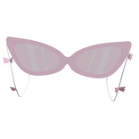 Pink Glasses with butterflies