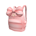 Pink Heart Bow Backpack