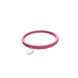 Pink Heart Choker Necklace 