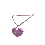 Pink Heart Knot Necklace