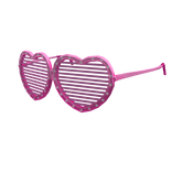 Pink Heart Shutter Shades