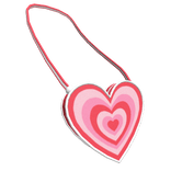 Pink Heart Wave Purse 3.0