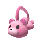 Pink Kawaii Bear Earmuffs